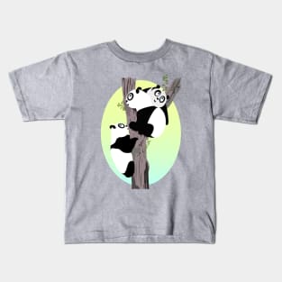 Pandas in a tree Kids T-Shirt